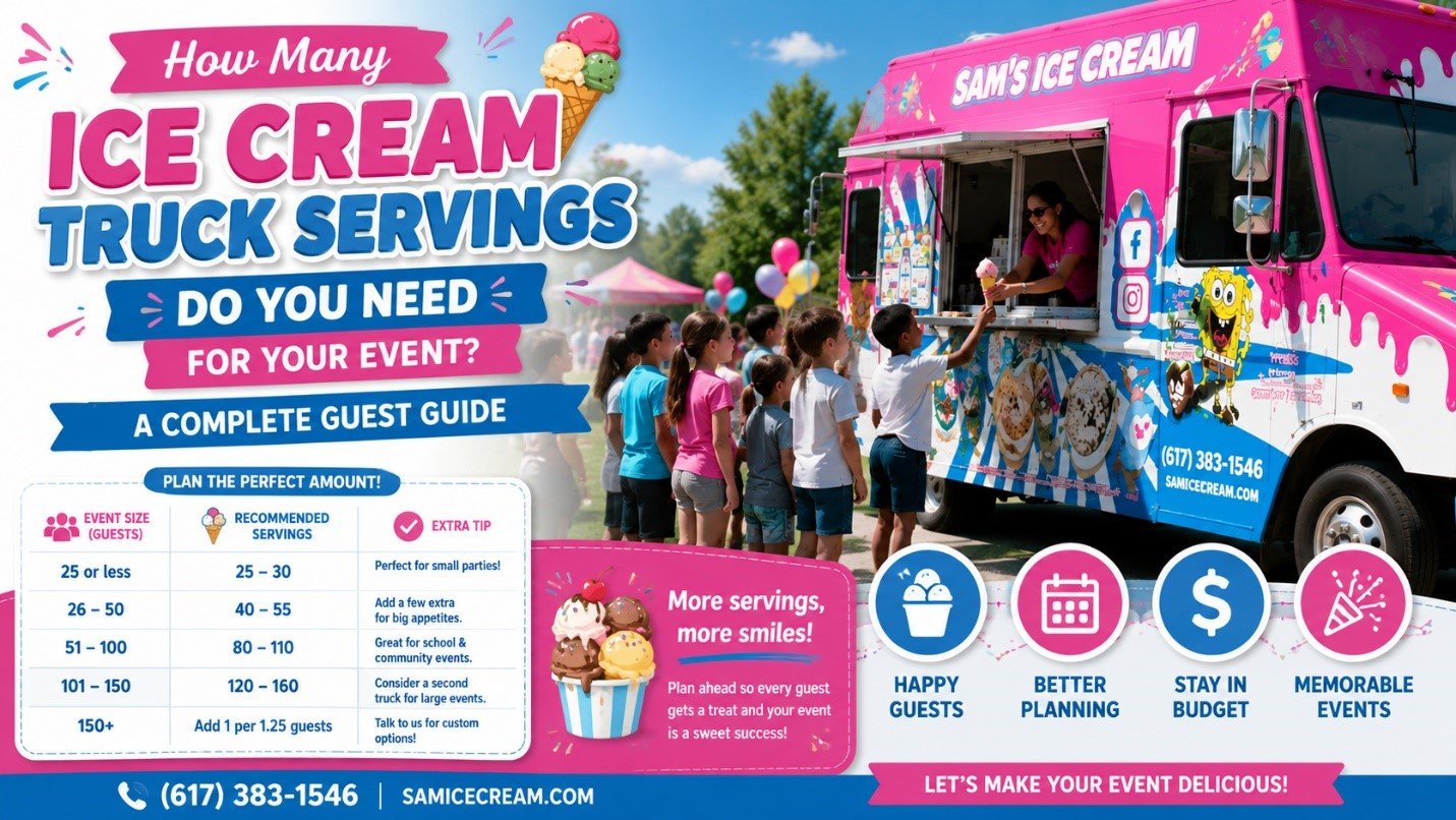 How Many Ice Cream Truck Servings Do You Need for Your Event? A Complete Guest Guide