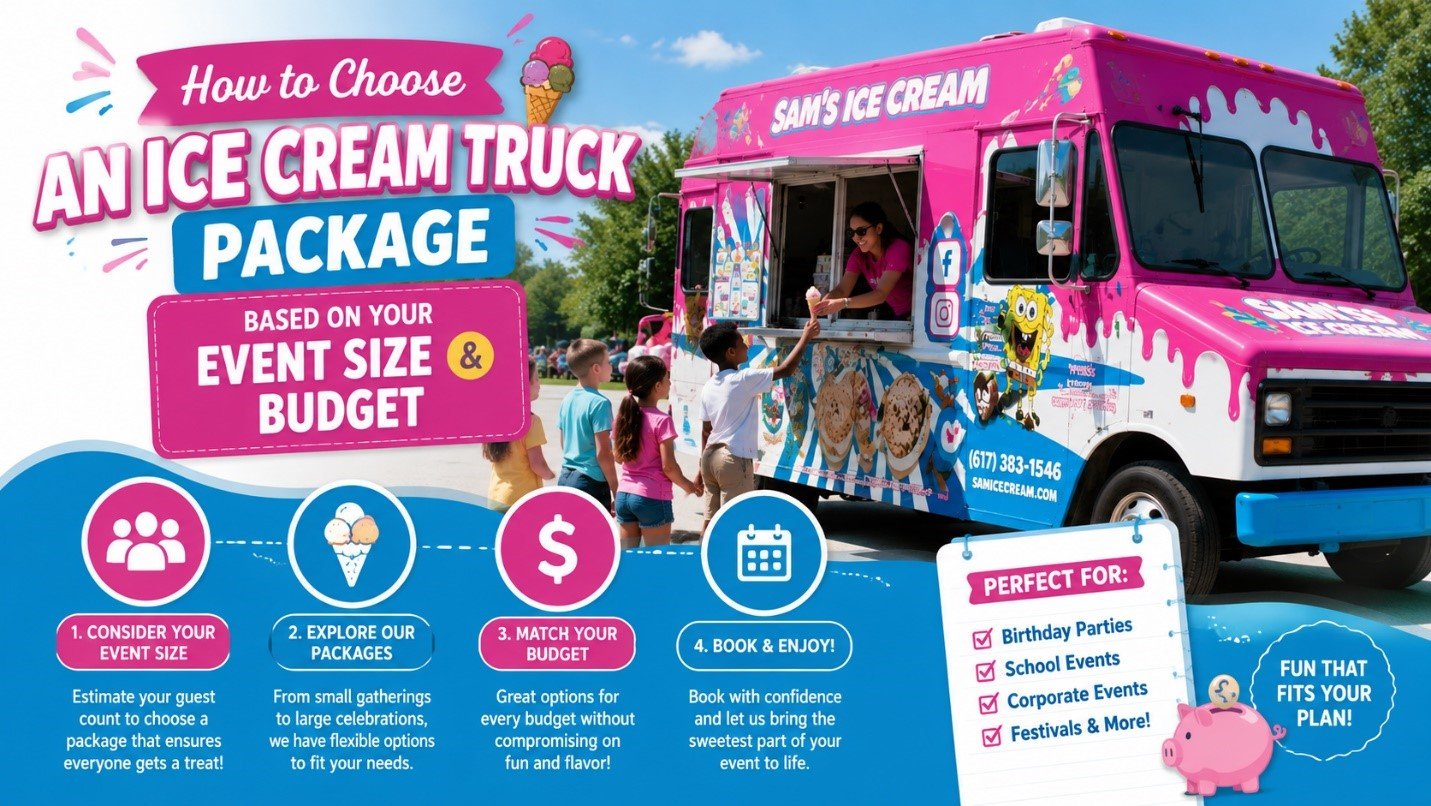 How to Choose an Ice Cream Truck Package Based on Your Event Size and Budget